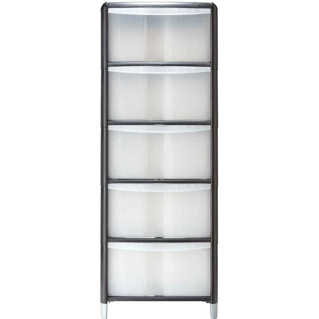 Tour 5 tiroirs 20L L39,5xl38,5xH105cm