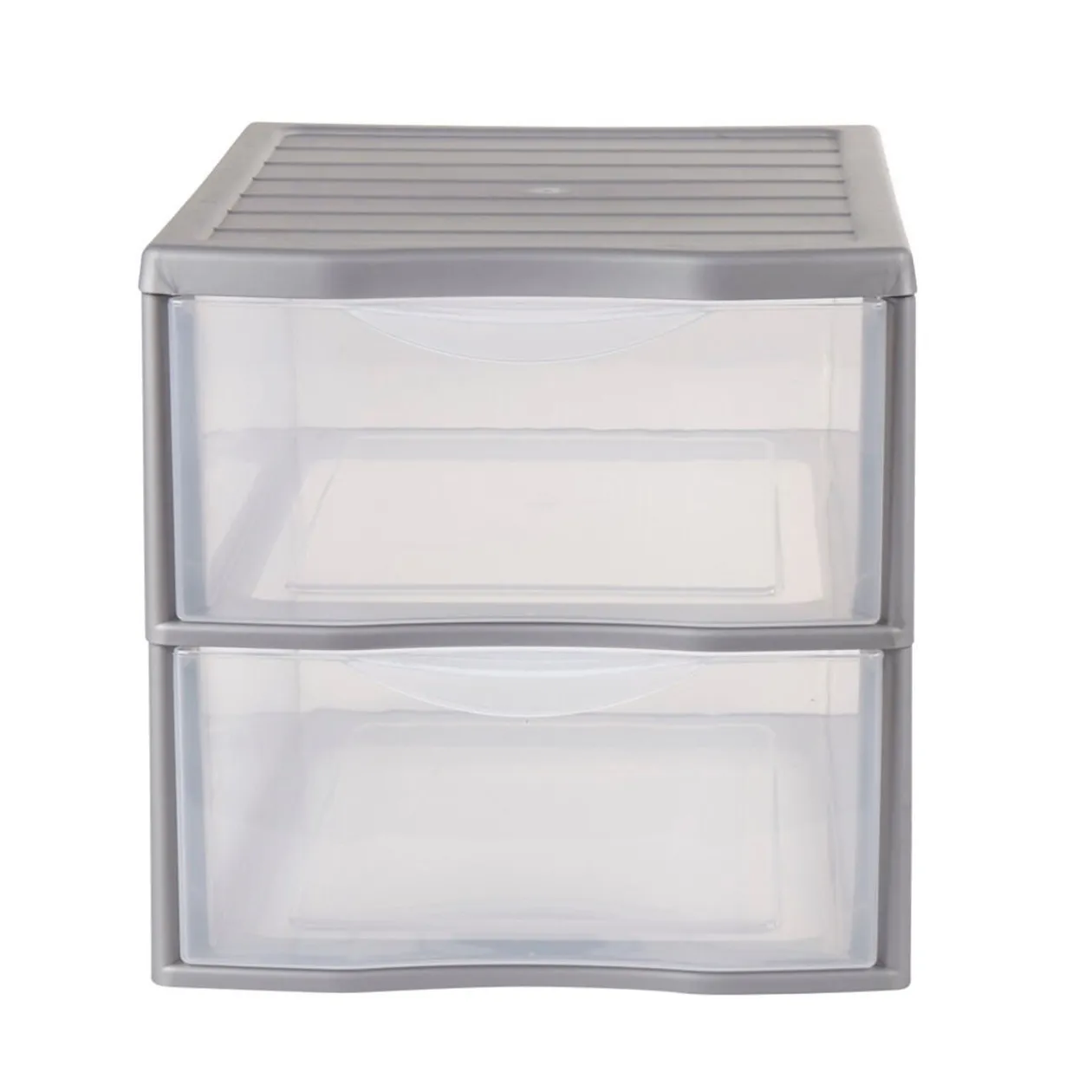 Tour de rangement A4 plastique gris