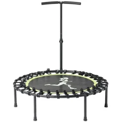 Trampoline fitness avec barre Ø101xH122cm