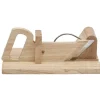 Trancheuse à charcuterie en bois naturel