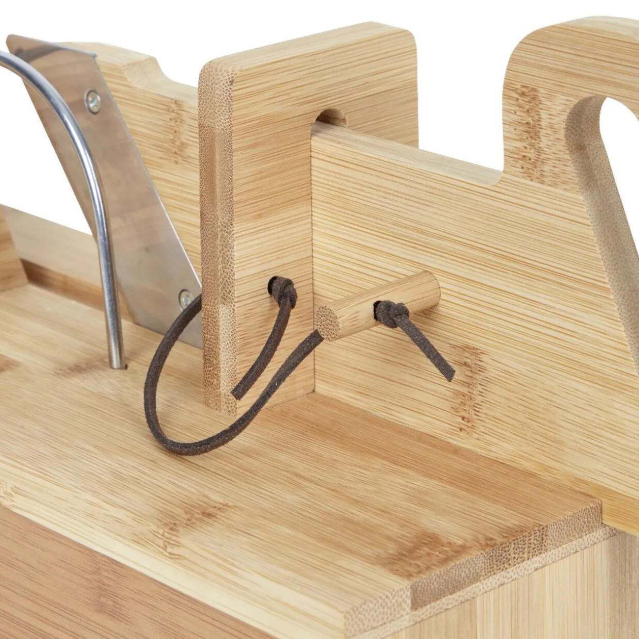 Trancheuse à saucisson avec tiroir et plateau ardoise