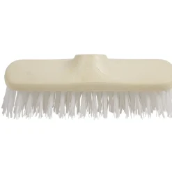 Tête de balai brosse beige et blanc