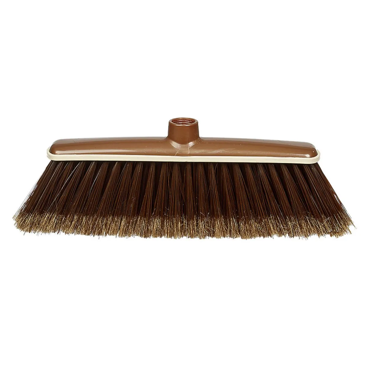 Tête de balai spécial parquet cire lanoline marron