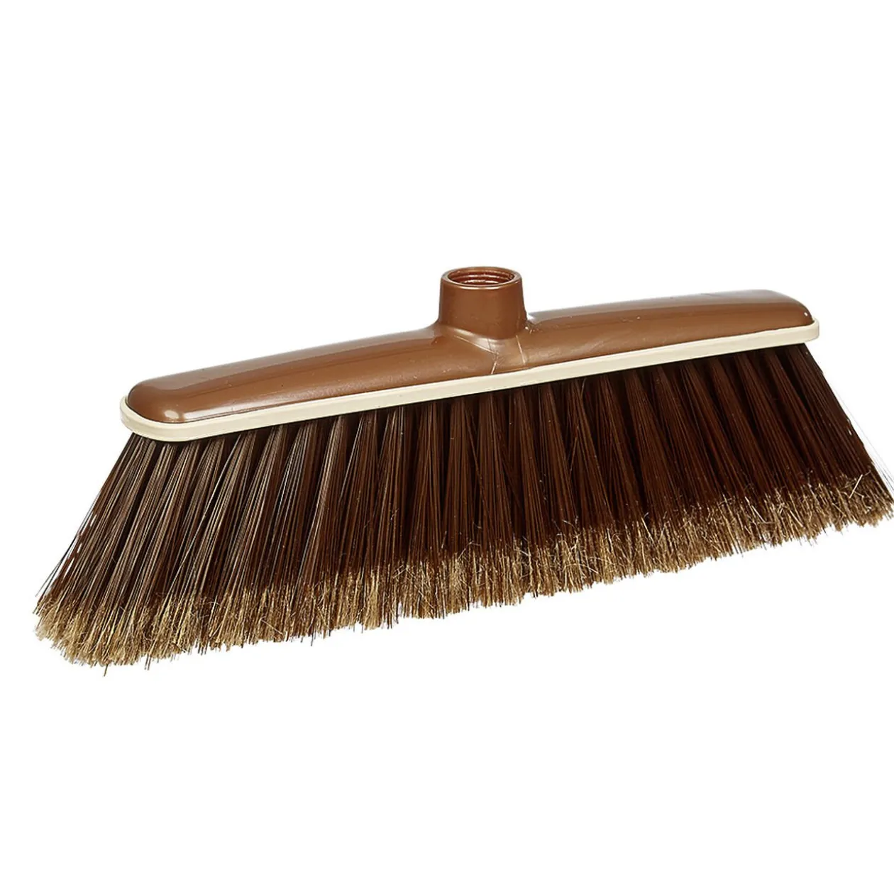 Tête de balai spécial parquet cire lanoline marron