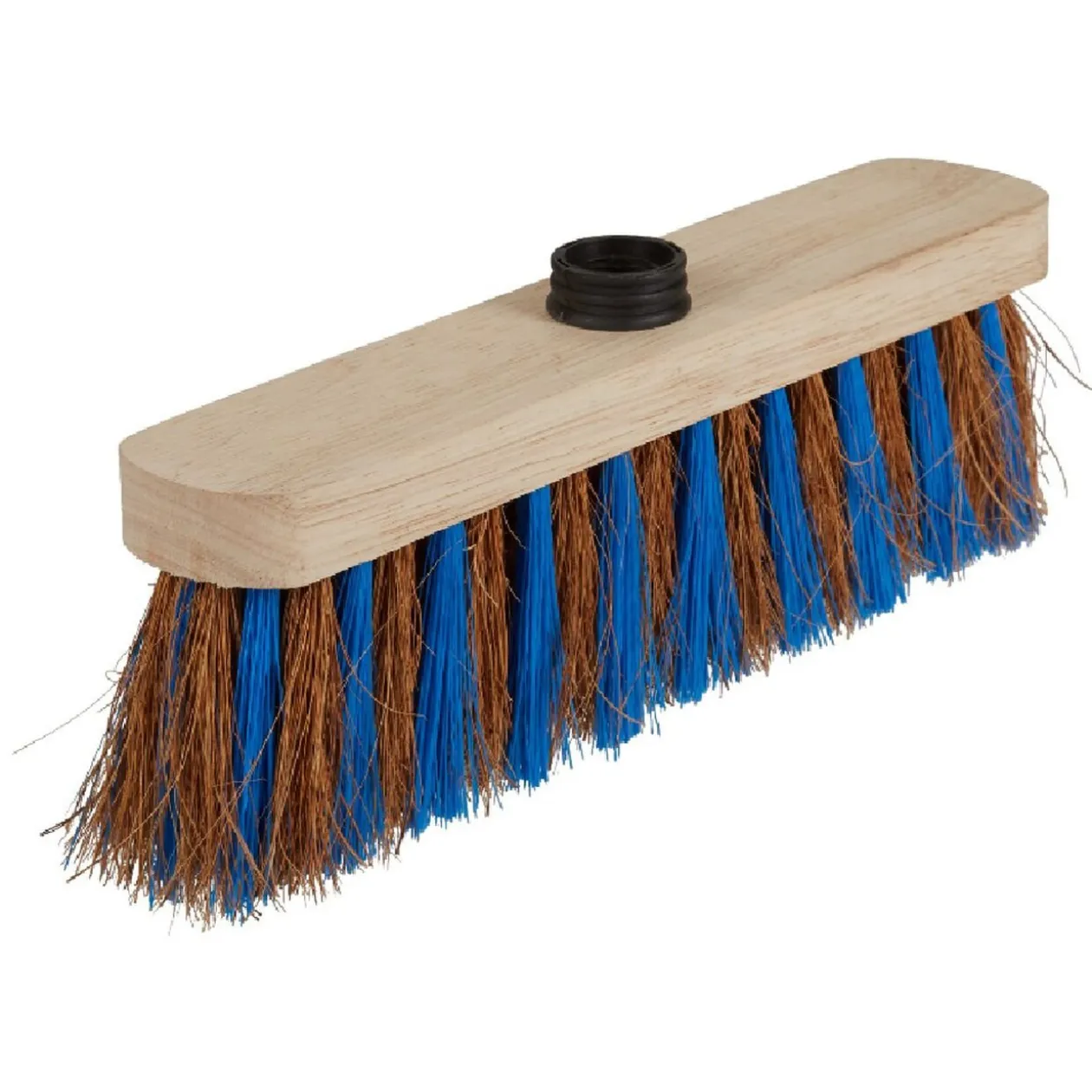 Tête de balai zébrée en fibre de coco