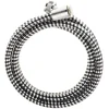 Tuyau de douche gris et noir L.2 m
