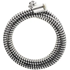 Tuyau de douche gris et noir L.2 m