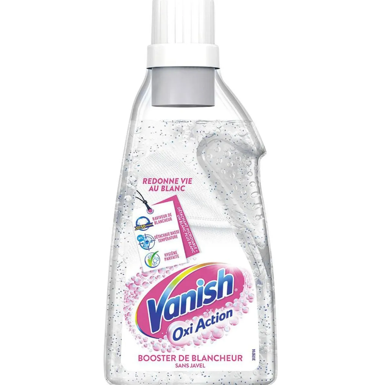 Vanish Oxi Action gel La puissance du blanc 1,5L