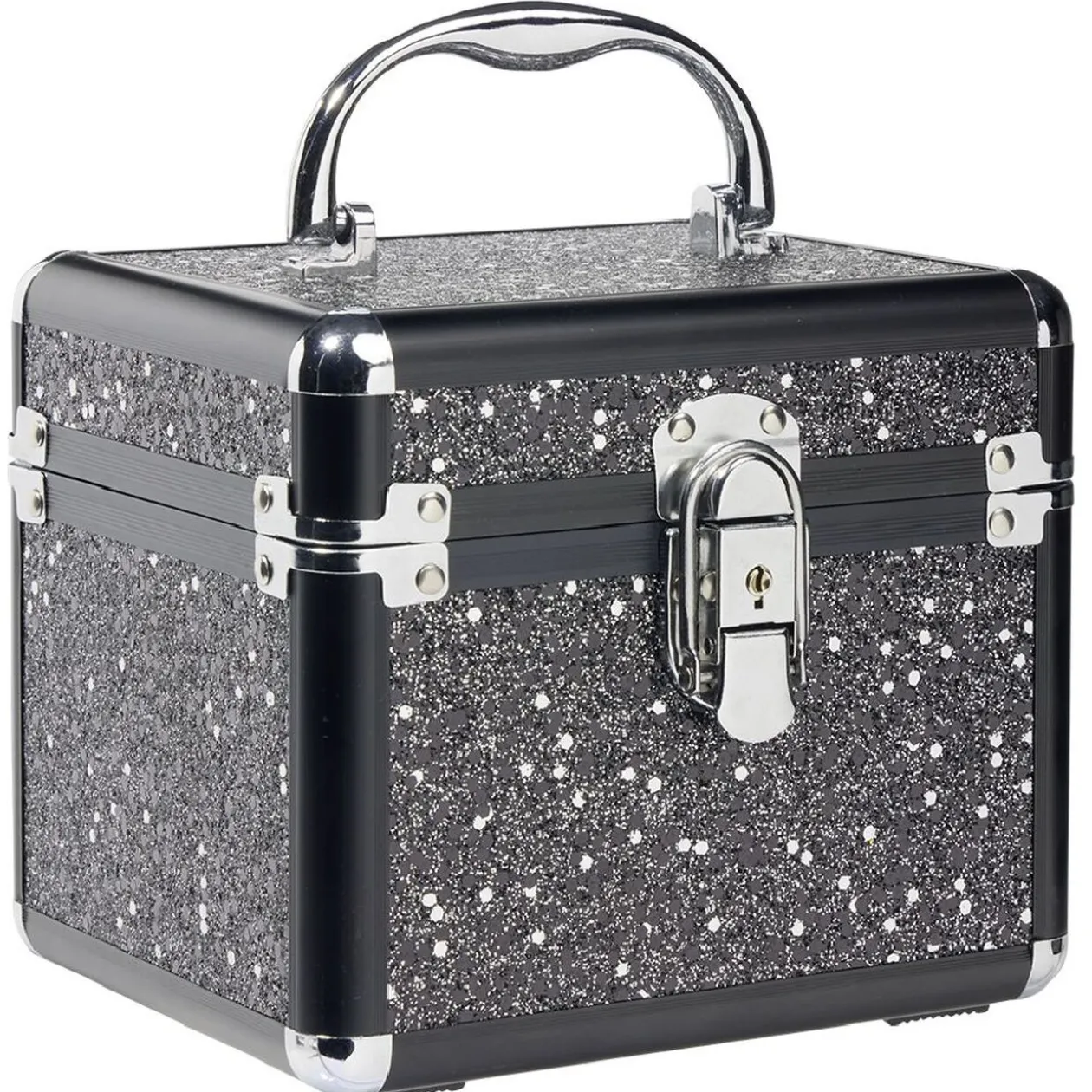 Vanity cosmétique à paillettes