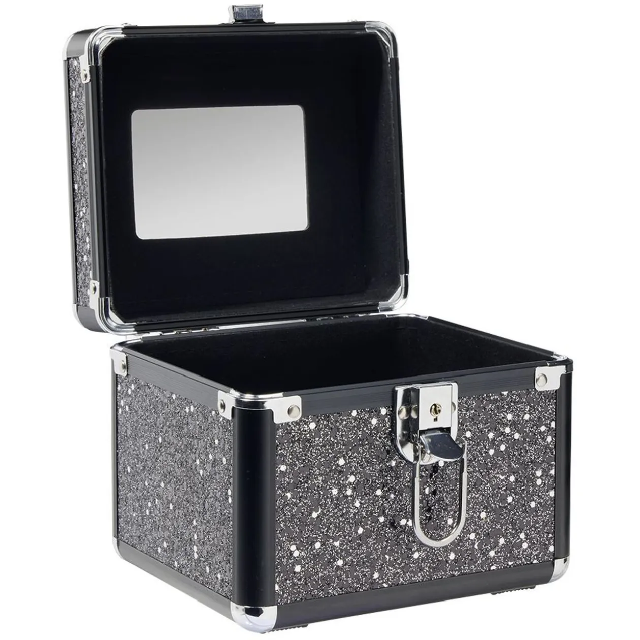 Vanity cosmétique à paillettes