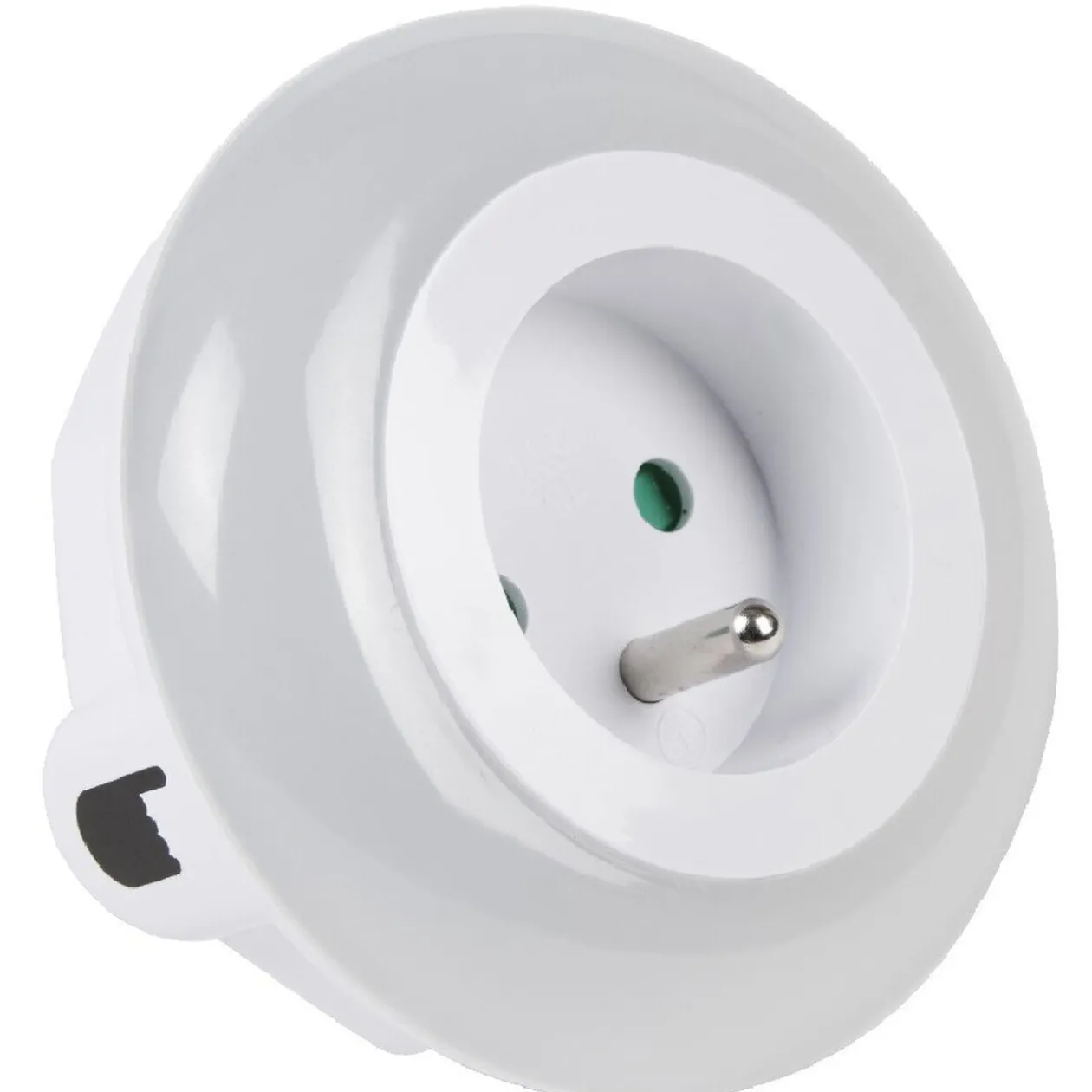 Veilleuse à led 3 couleurs avec prise murale intégrée