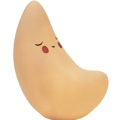 Veilleuse forme lune jaune