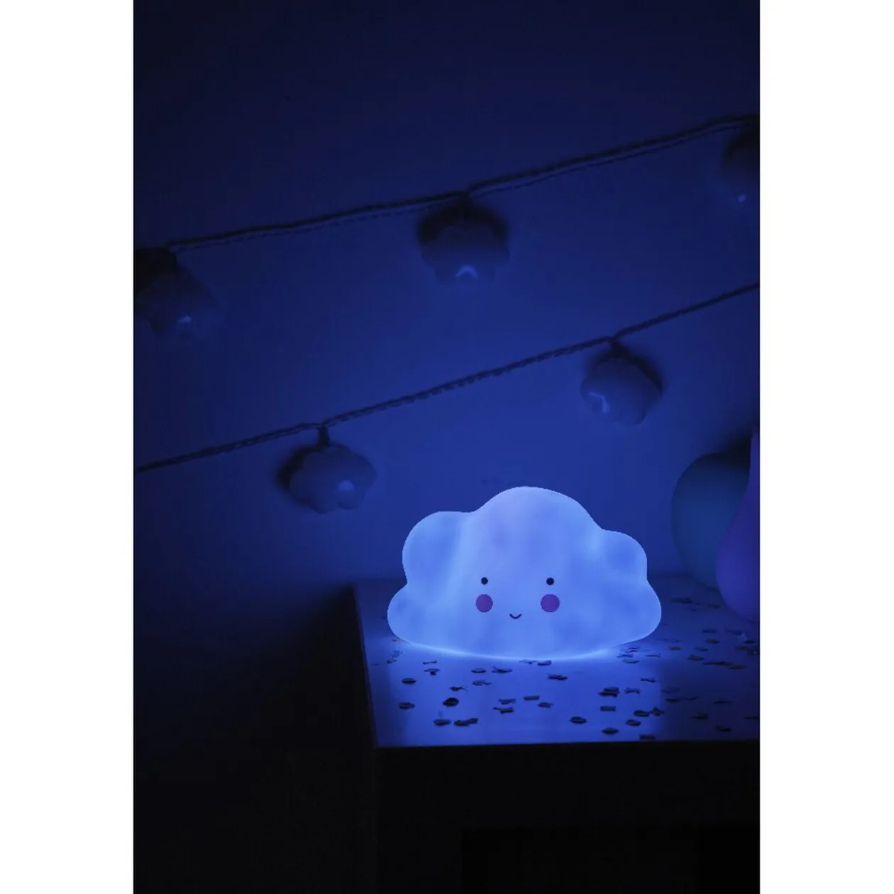 Veilleuse forme nuage blanc