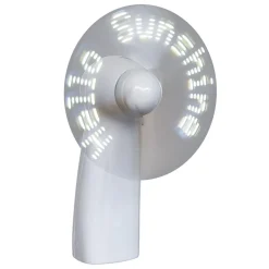Ventilateur à main avec message
