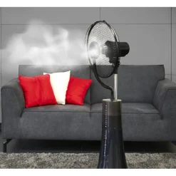 Ventilateur brumisateur d'intérieur noir