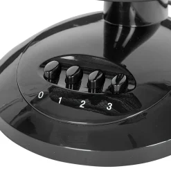 Ventilateur de table noir Homday