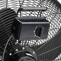 Ventilateur industriel à poser Homday métal noir Ø 45 cm