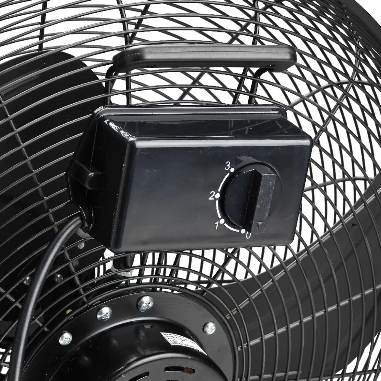 Ventilateur industriel à poser Homday métal noir Ø 45 cm