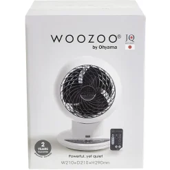 Ventilateur rafraîchisseur Woozoo oscillant blanc avec télécommande