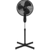 Ventilateur sur pied Homday 3 vitesses 50 W noir