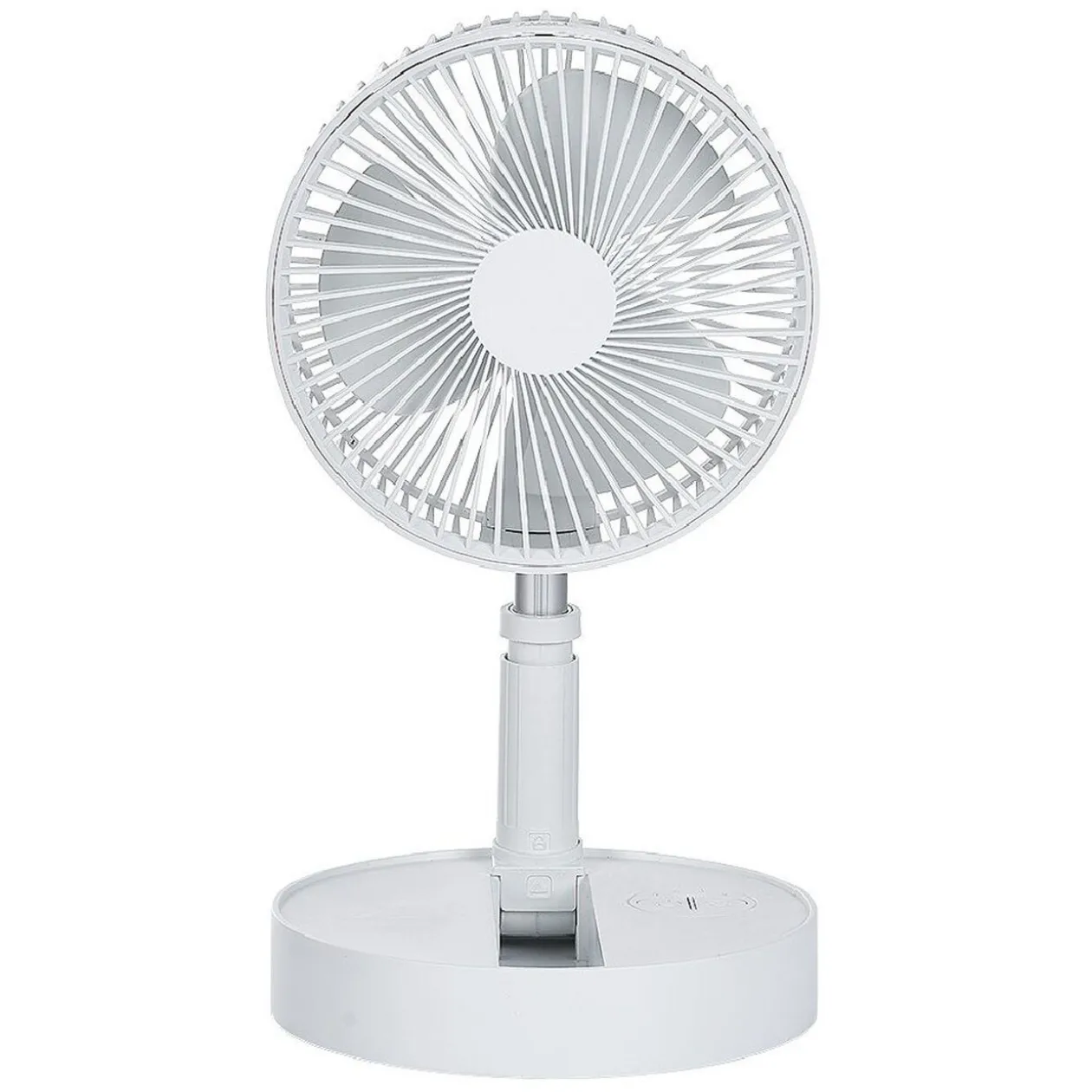Ventilateur télescopique nomade blanc