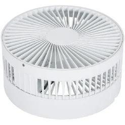 Ventilateur télescopique nomade blanc