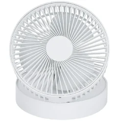 Ventilateur télescopique nomade blanc
