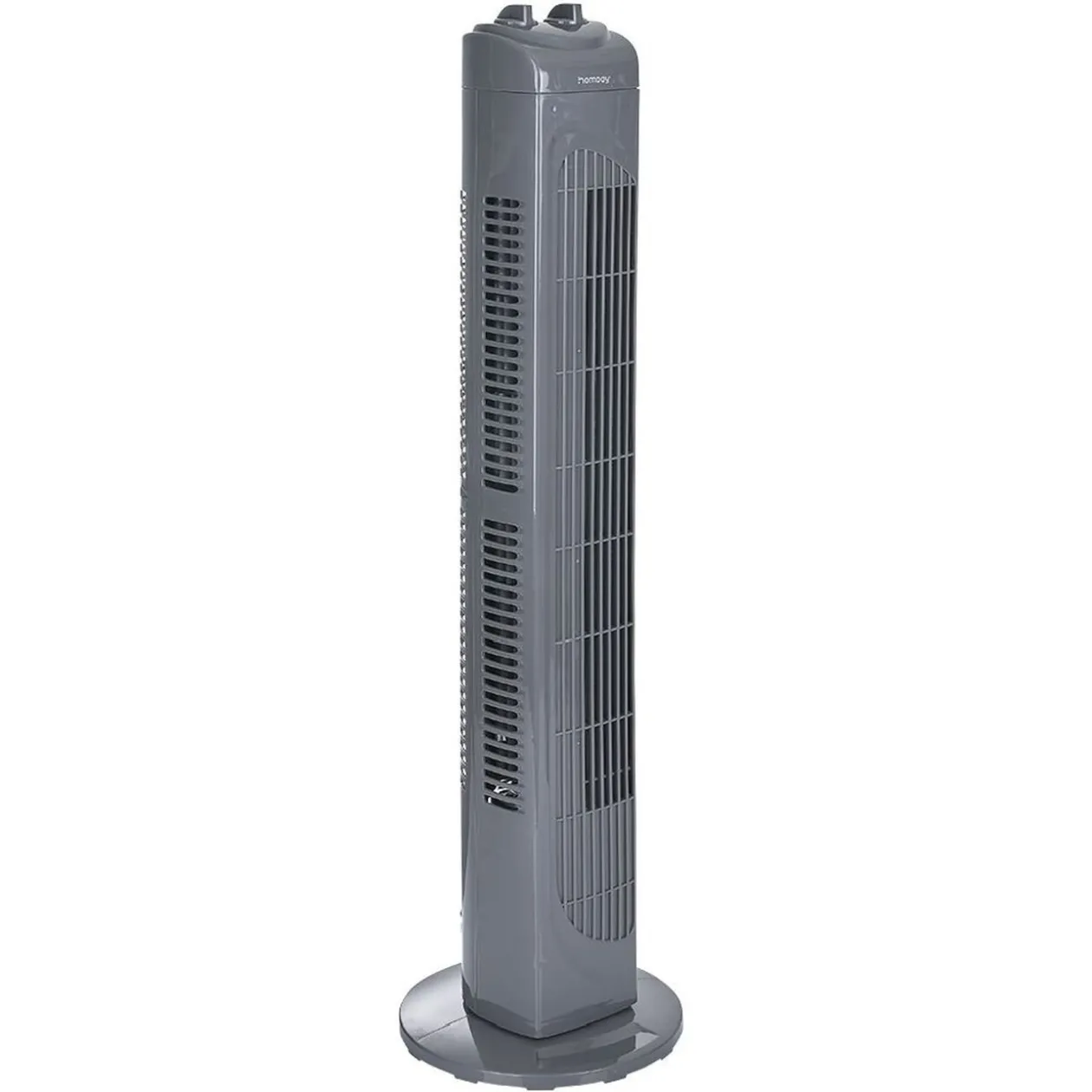 Ventilateur tour oscillant gris 45W
