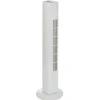 Ventilateur tour oscillant blanc 24x24xH75cm 45W
