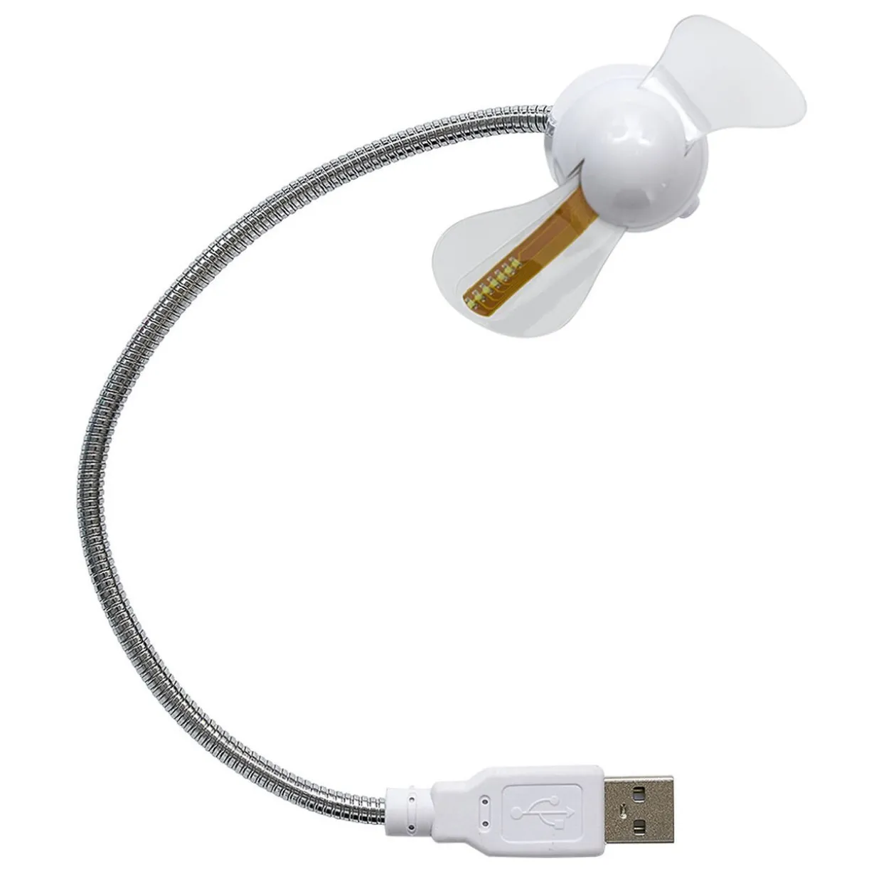 Ventilateur USB avec message LED