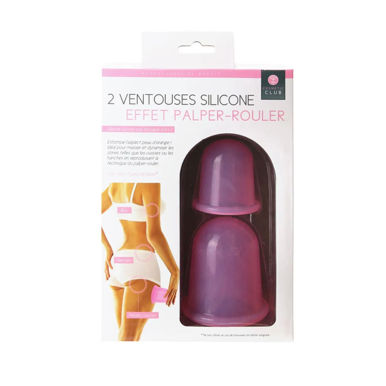 Ventouse anti cellulite silicone x2