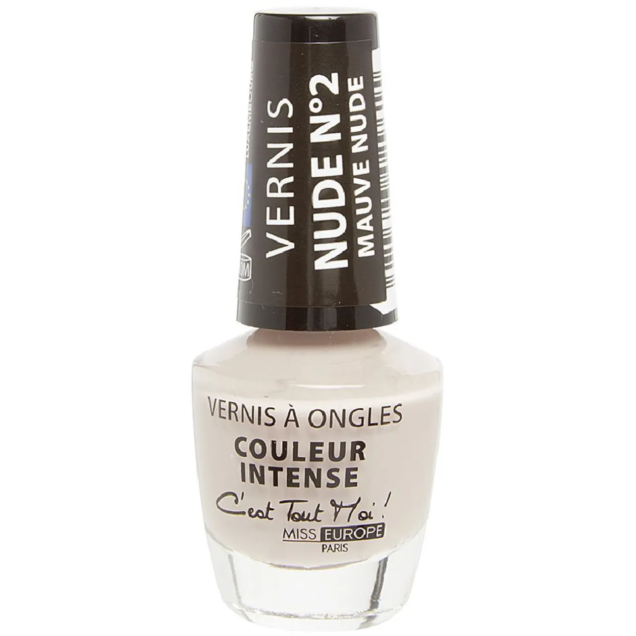 Vernis à ongles glitter mauve nude n°02