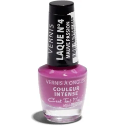Vernis à ongles laqué N°04 mauve