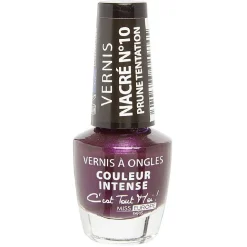 Vernis à ongles nacré prune n°10