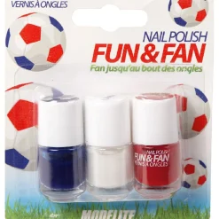 Vernis à ongles tricolore x3
