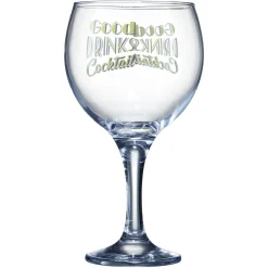 Verre à cocktail 64,5cl avec décor Good drinks