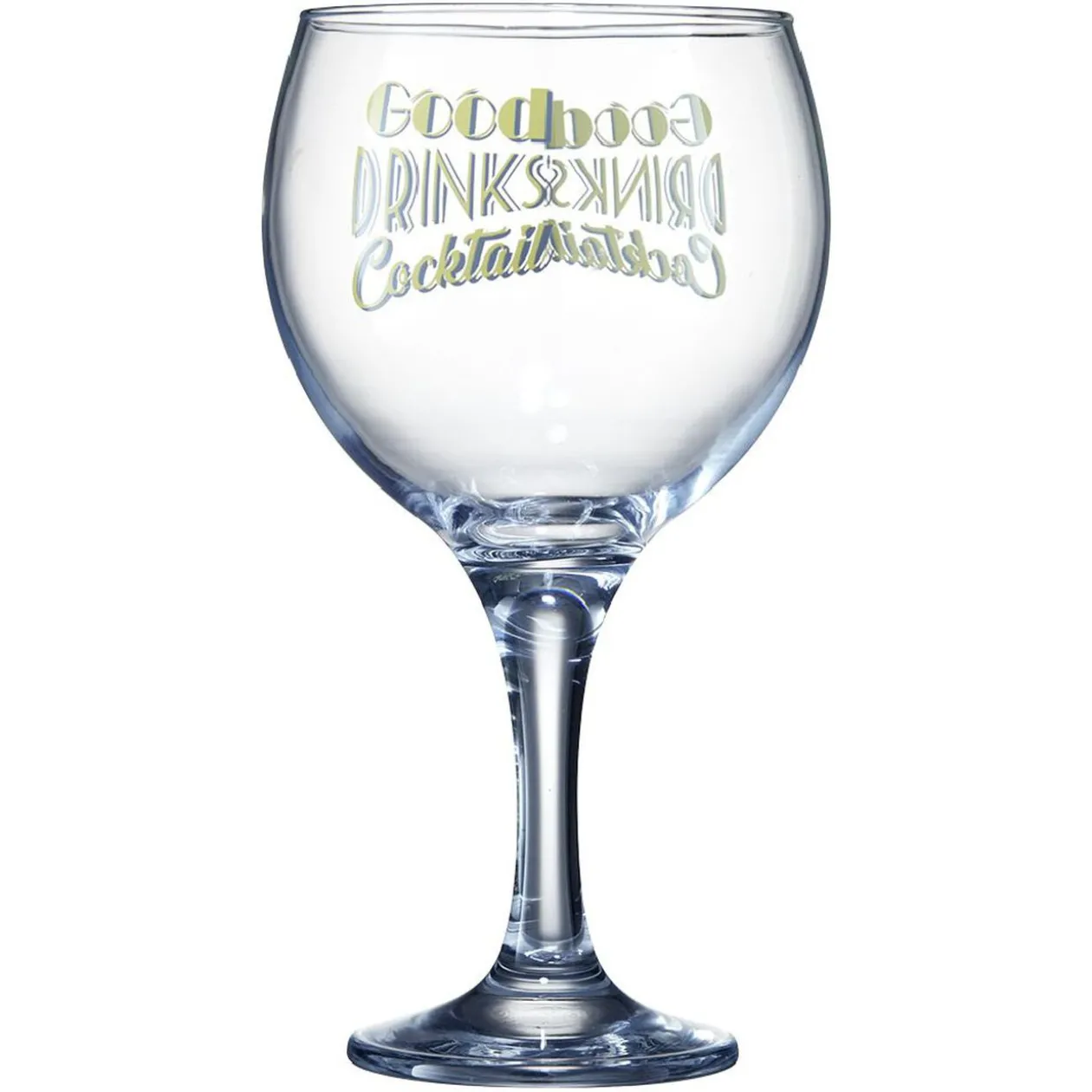 Verre à cocktail 64,5cl avec décor Good drinks