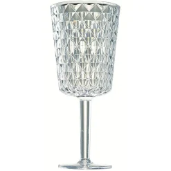 Verre à pied en plastique x6