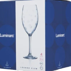 Verre à pied motif bulles