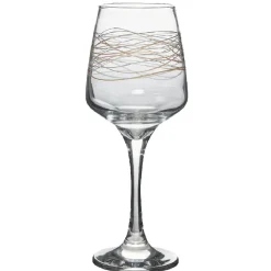 Verre à pied spirale x3