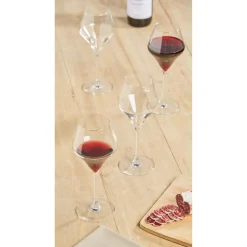 Verre à vin cristallin 27 cl x4
