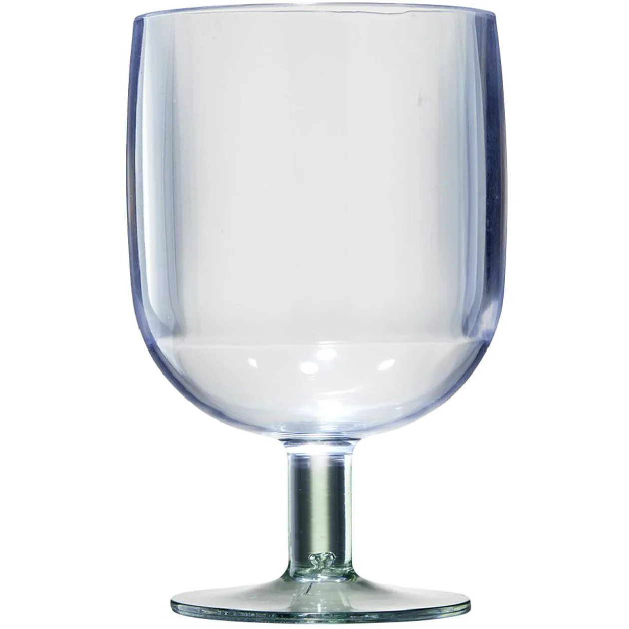 Verre à vin en plastique réutilisable x4