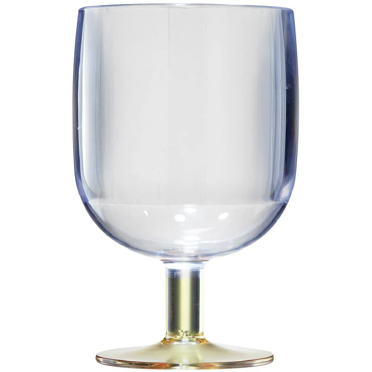 Verre à vin en plastique réutilisable x4