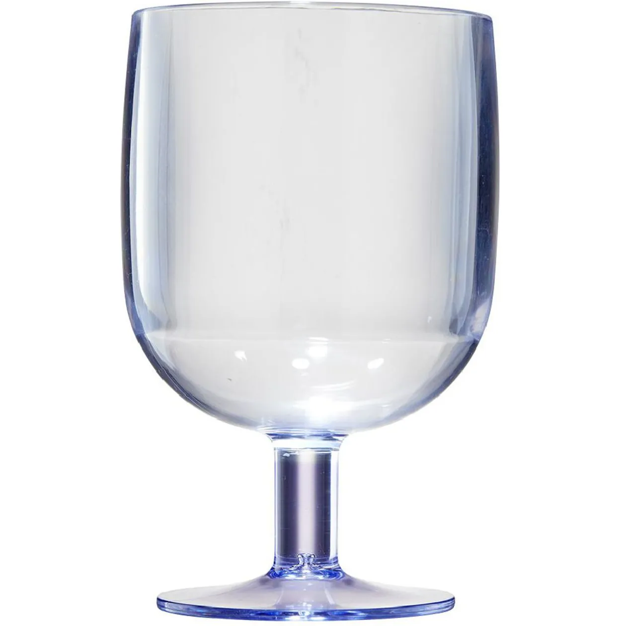 Verre à vin en plastique réutilisable x4