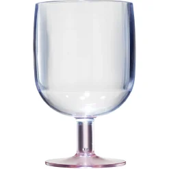 Verre à vin en plastique réutilisable x4