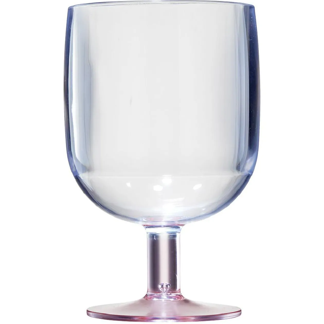 Verre à vin en plastique réutilisable x4