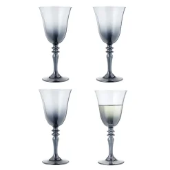 Verre à vin fumé noir 27cl x4