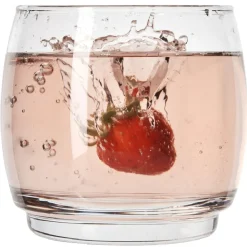 Verre bas transparent 33 cl x3