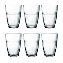 Verre bas transparent 26 cl x6
