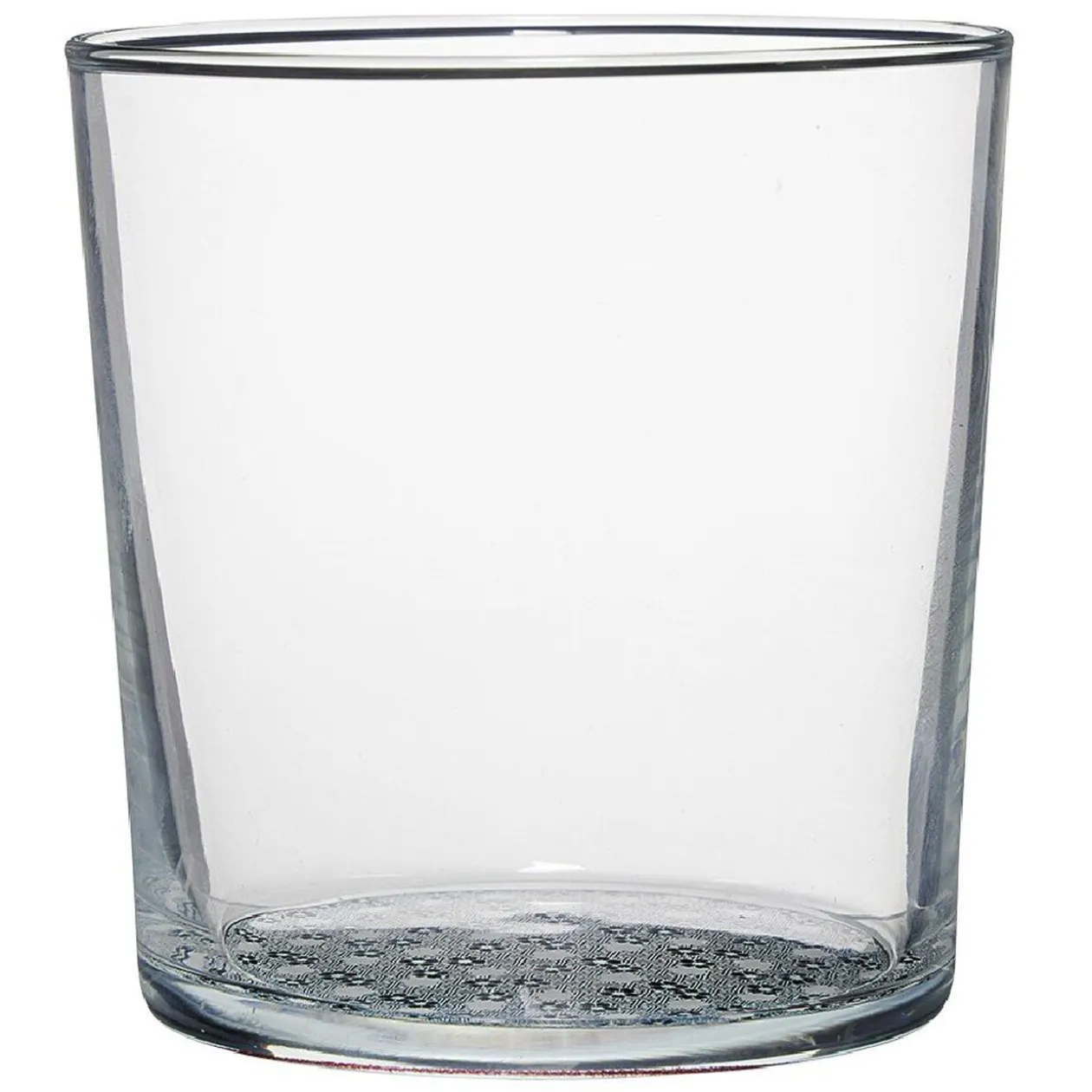 Verre bas transparent fond imprimé 34,5 cl